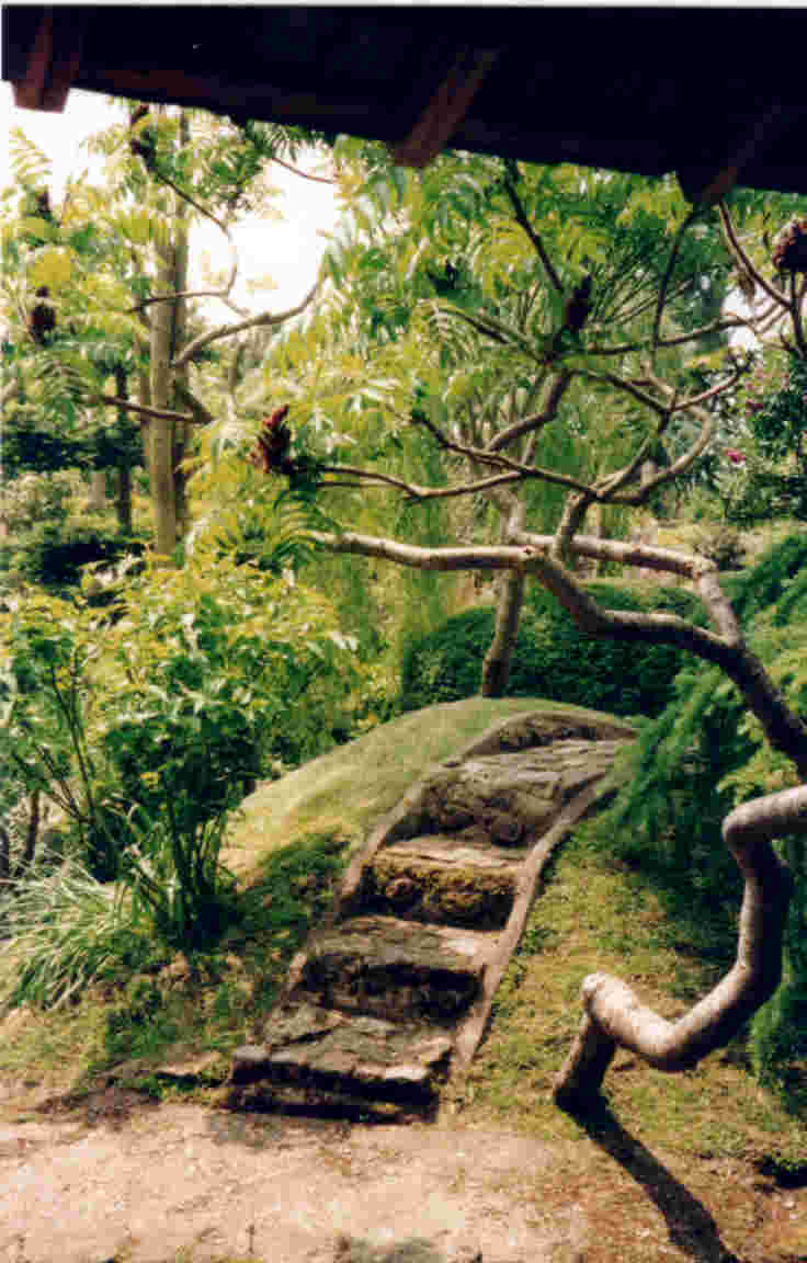 Shrine at the heart of the garden